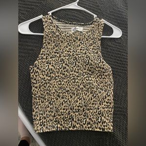Cheetah crop top